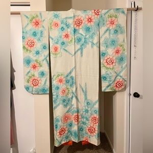 Authentic Vintage Japanese Furisode Kimono